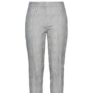 LORENA ANTONIAZZI Cotton/Silk Blend Pants (US 6 / EUR 42) * NEW *